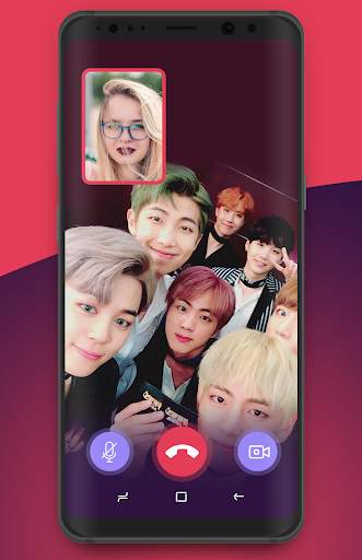 Bts Fake Call - Bts video call Prank screenshot 4