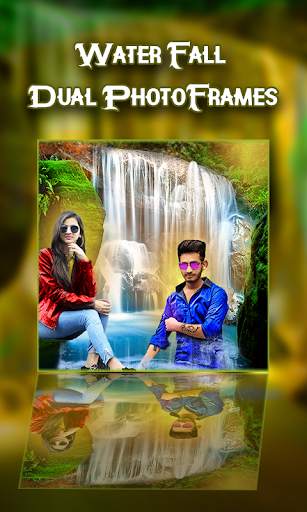 Waterfall Photo Editor – Dual photo frame 1 تصوير الشاشة