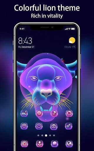 Colorful Shining Butterfly Theme for Galaxy M20 screenshot 2
