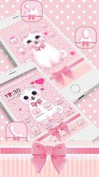 Cute Love Cat Theme screenshot 4