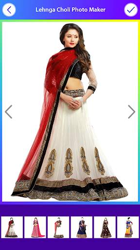 Lehenga Choli Photo Suit Editor screenshot 2
