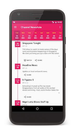 SG TV Guide screenshot 4