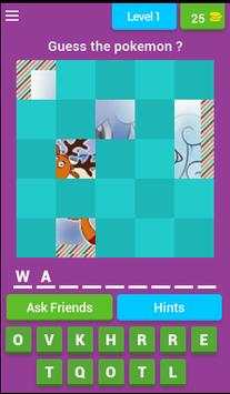 Guess pokemon screenshot 1
