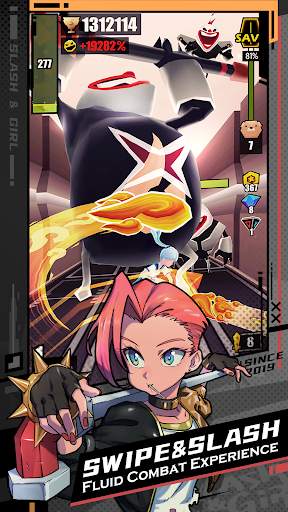 Slash & Girl - Endless Run screenshot 4