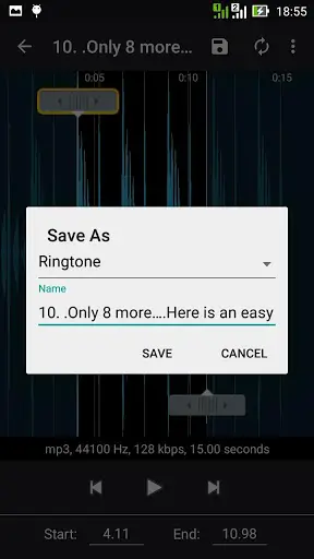 MP3 Cutter Ringtone Maker screenshot 3