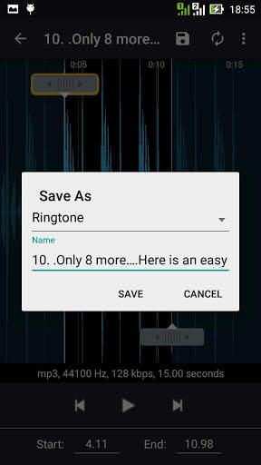 MP3 Cutter Ringtone Maker screenshot 3