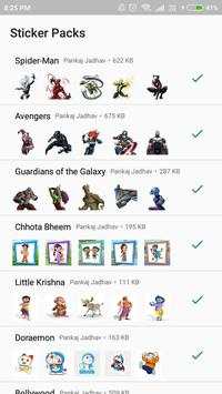Avengers WA Stickers screenshot 1