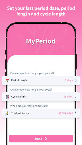 MyPeriod : Period Tracker screenshot 2