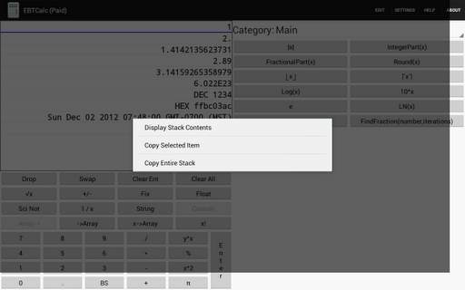 Programmable RPN Calc (Free) скриншот 4
