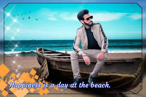 Photo on Beach : Beach Photo Maker 4 تصوير الشاشة