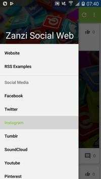 Zanzi Social Web screenshot 2