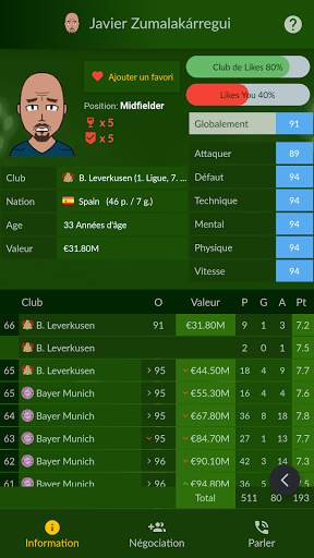Agent de Joueurs screenshot 3