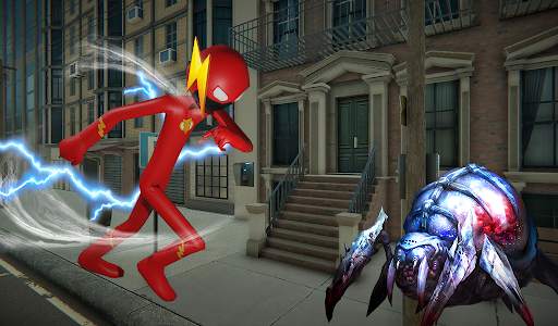 Fast Man Stickman Superhero Crime City स्क्रीनशॉट 5