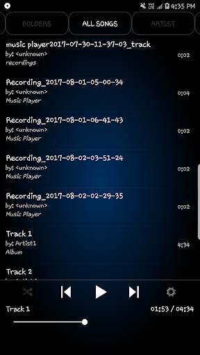 Music Player screenshot 1