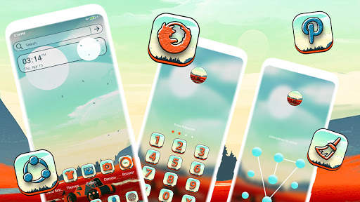 Valley Painting Launcher Theme screenshot 3