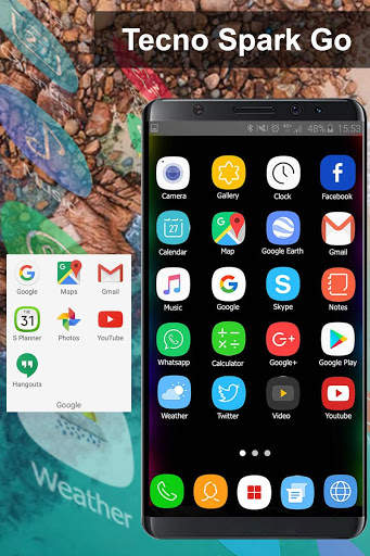 launcher Theme For Tecno Spark Go & Voice Recorder screenshot 7