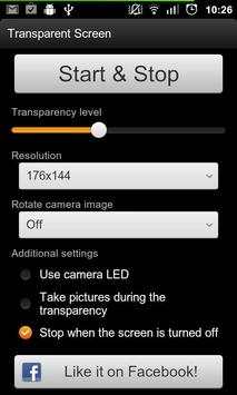 Transparent Screen 4 تصوير الشاشة