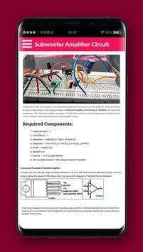 Amplifier Circuit Diagram 3 تصوير الشاشة