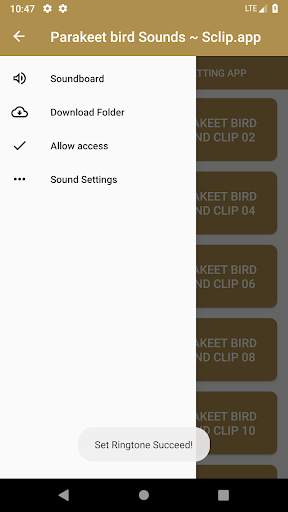 Parakeet Bird Sound Collections ~ Sclip.app screenshot 4