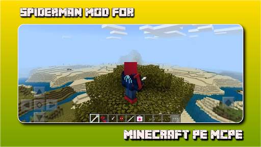 SpiderMan Minecarft Mod MCPE screenshot 3