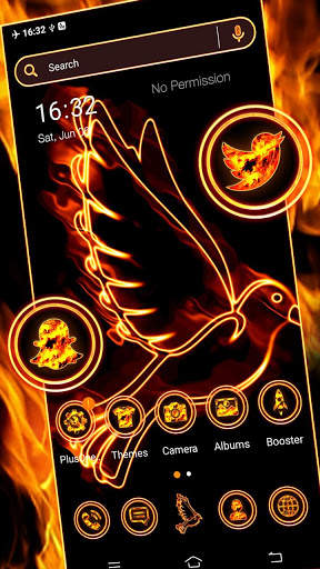 Fire Dove Launcher Theme screenshot 1