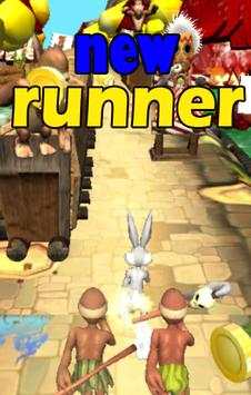 Bunny Dash Run: Rabbit Toons 3D скриншот 1