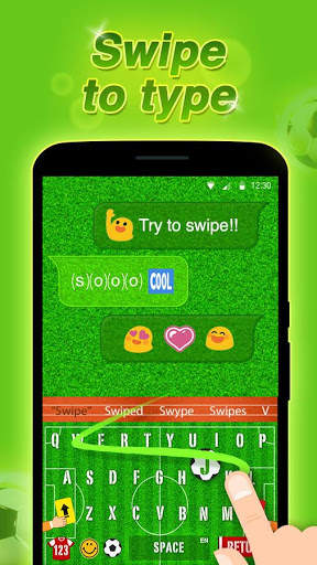 Soccer Keyboard Theme - Funny Emoji & Gif screenshot 4