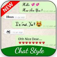 Chat Style For WhatsApp : Cool Font & Stylish Text logo
