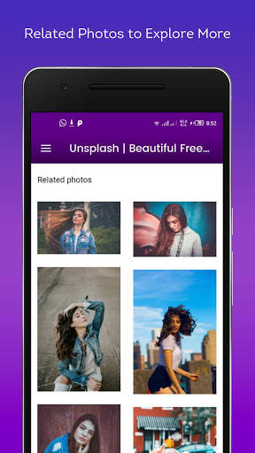 Unsplash Web - Free Wallpapers for Android скриншот 5
