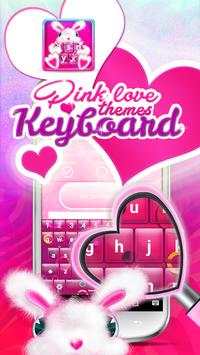 Pink Love Keyboard Themes screenshot 2