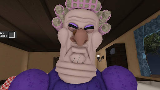 Scary grumpy gran obby room screenshot 1