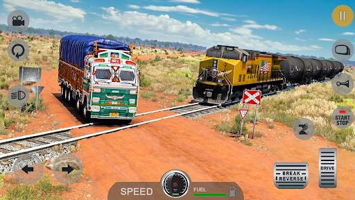 เกมจำลองการแข่งรถรถบรรทุก screenshot 2
