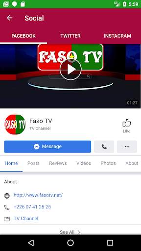 FASO TV screenshot 4