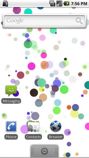 BubblePaper Live Wallpaper screenshot 1