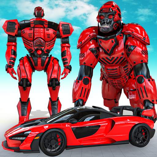 Angry Gorilla Car Robot Transform: King Kong Game 1.1