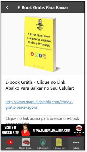Manual da Lábia screenshot 3
