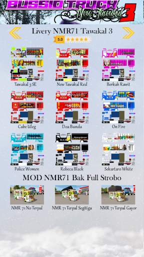 Download Mod Bussid New Tawakal 3 screenshot 2