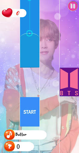 BTS Butter Piano game kpop screenshot 4