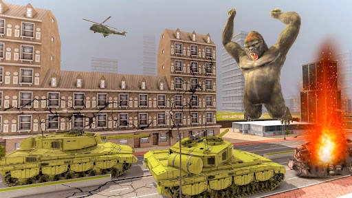 Angry Gorilla City Smasher 3D screenshot 5
