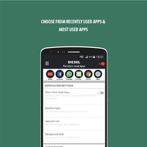 DIESEL : App Switcher 3 تصوير الشاشة