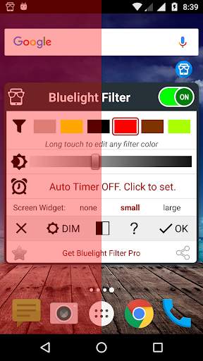 Blue Light Filter Lite screenshot 1