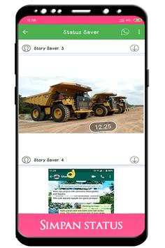 Fm WA Unduh Status Whatsapp - Penghemat screenshot 2