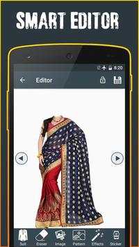 Saree photo editor 2 تصوير الشاشة