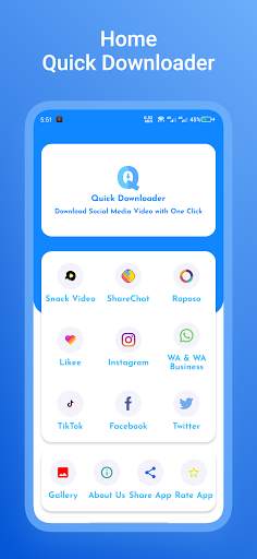 Quick Downloader - Best Video Downloader App screenshot 1