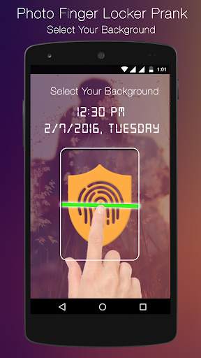 Photo Finger Print Lock Prank 5 تصوير الشاشة