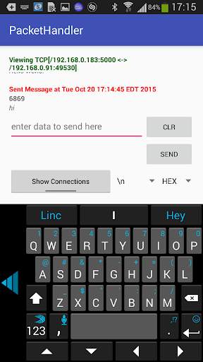 TCP UDP Packet Handler screenshot 1