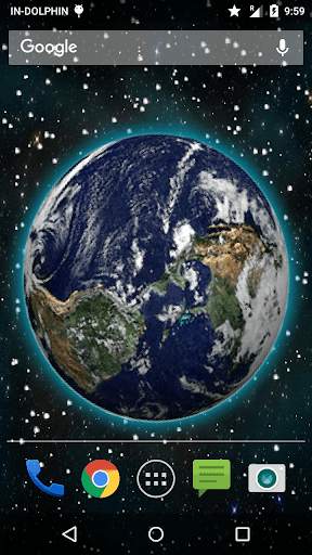 3D Earth Live Wallpaper screenshot 3