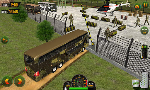 US Army Military Bus Driving screenshot 6
