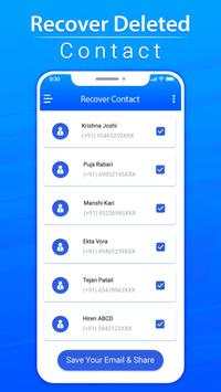 Recover Deleted Contact - Contacts Backup screenshot 3