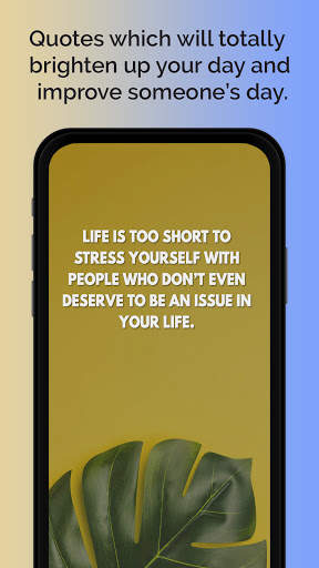 Daily Positive Quotes App screenshot 1